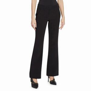 NEW Balmain Size 38 (US 6) Women's Flared Crepe Dress Pants - Black
